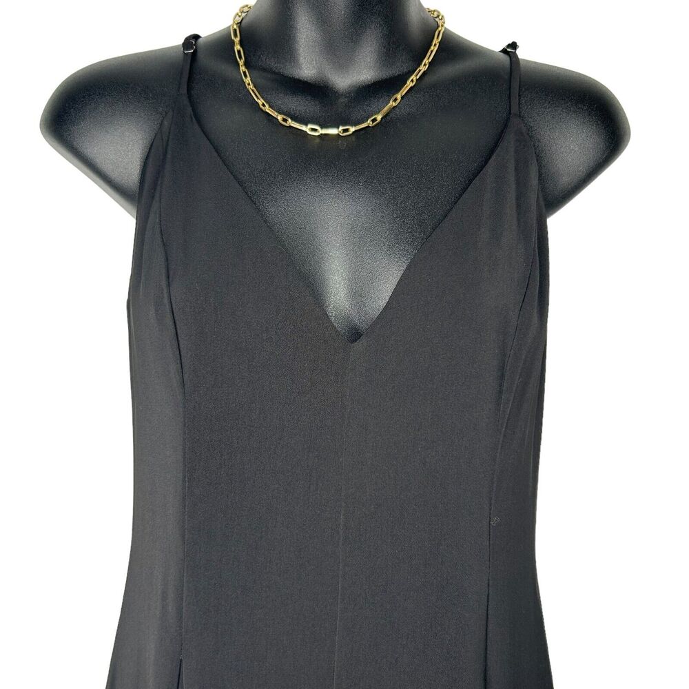 TJD The Jetset Diaries V Neck Black Lorenzo Jumpsuit Size Small - Picture 5 of 9